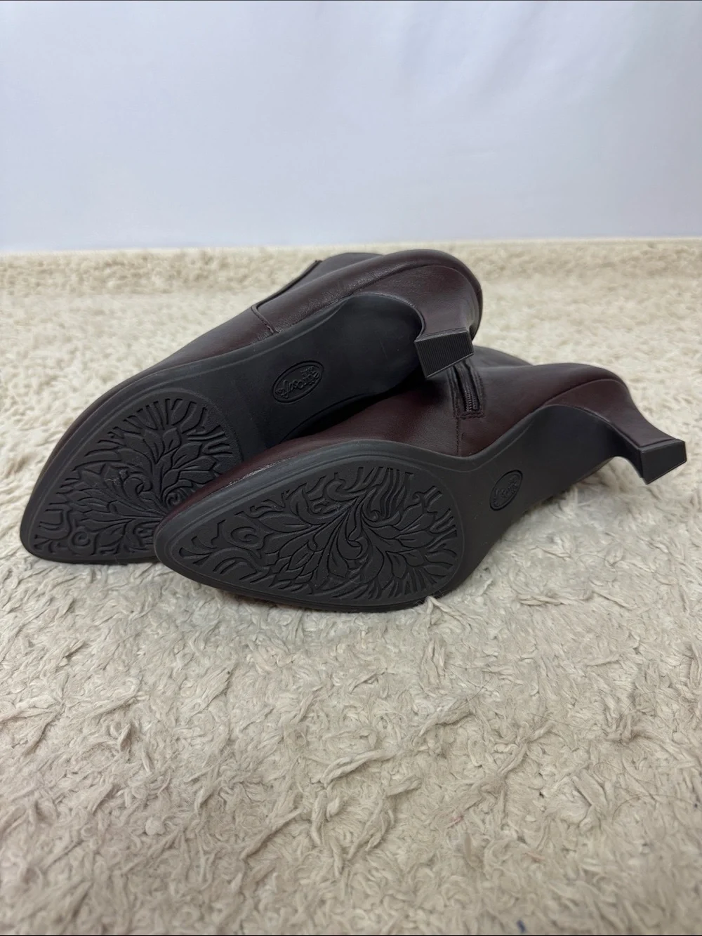 Eurosoft‎ Violet Bootie Size 9 Dark Brown New